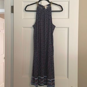 Michael Kors red white & blue swing dress